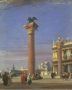 View of the Piazzetta near the Square of St Mark, Venice by Richard Parkes Bonington