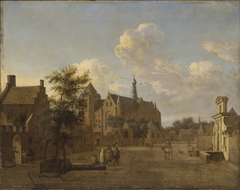 View of Veere, Zeeland by Jan van der Heyden