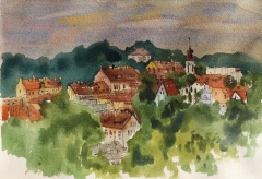 Vilnius, view of Uzupis by Natalia Mikhalchuck