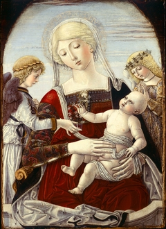 Virgin and Child with Angels by Benvenuto di Giovanni