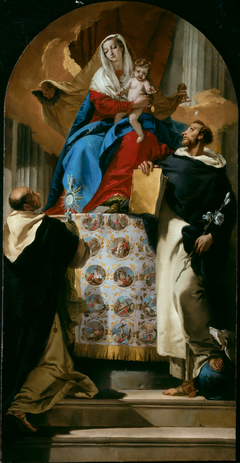 Virgin and Child with Saints Dominic and Hyacinth by Giovanni Battista Tiepolo