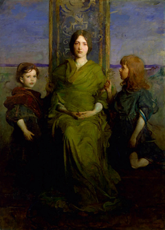 Virgin Enthroned by Abbott Handerson Thayer