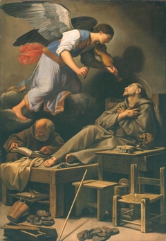 Vision des hl. Franziskus by Carlo Saraceni