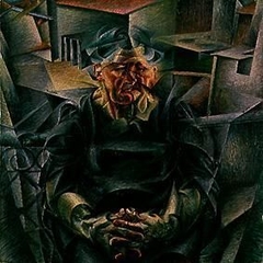 Volumi orizzontali by Umberto Boccioni