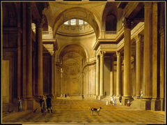 Vue intérieure du Panthéon by Étienne Bouhot