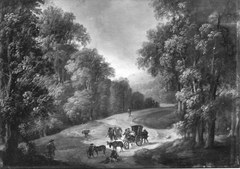 Waldlandschaft by Johann Andreas Herrlein