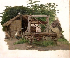 Well at Goldsheim by Adolph Tidemand