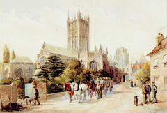 Wells Cathedral by Edward Noel Barraud