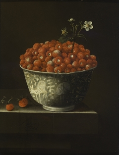 Wild Strawberries in a Wan Li Bowl by Adriaen Coorte