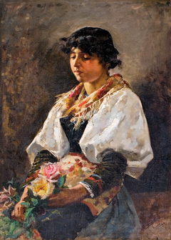 Woman from Ciociaria by Enrique Simonet