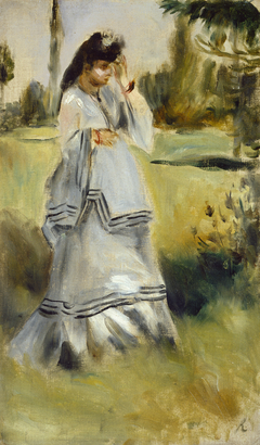 Woman in a Park by Auguste Renoir