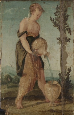 Woman with Water Jug by Unknown Artist