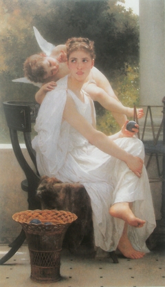 Work interrupted by William-Adolphe Bouguereau