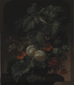 A Bowl of Flowers by Elias van den Broeck