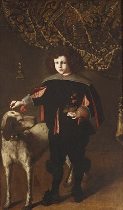 A Boy with a Dog by Anonymous