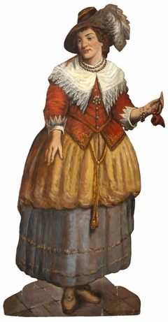 A Female Figure (dummy board) by Anonymous