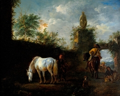 A Hawking Party by Philips Wouwerman