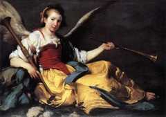 A Personification of Fame by Bernardo Strozzi