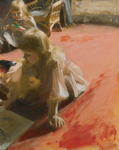 A Portrait of the Daughters of Ramón Subercaseaux by Anders Zorn