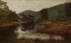 A waterhole on the Hawkesbury River by Julian Ashton