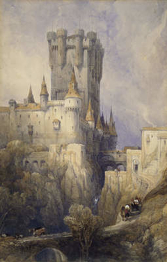 Alcazar, Segovia, Spain by David Roberts