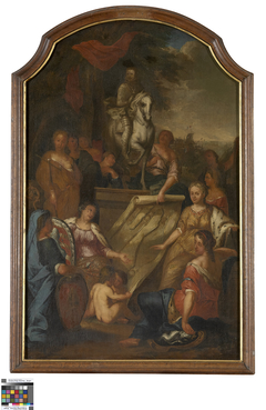 Allegorie van de nieuwe haven van Oostende by 17de eeuw Anonieme meester