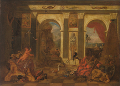 Allegory of Africa by Ferdinand van Kessel