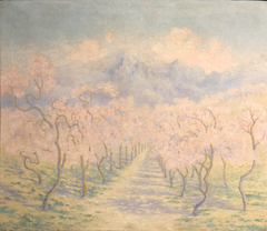 Almond trees, Balearic by William Degouve de Nuncques