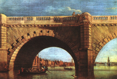 An Arch of Old Westminster Bridge by Samuel Scott