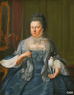 Anna Elisabeth Merens (1725-1776). Wife of Salomon Dierckens by Diderick Herman Cuypers