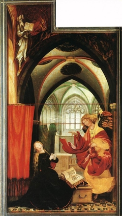 Annunciation by Mathias Grünewald