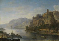 Ansicht von Heimbach am Rhein by Herman Saftleven