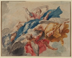 Assumption of the virgin by Jacob de Wit