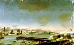 Ataque británico en Santa Cruz de Tenerife by Francisco de Aguilar