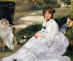 Au Jardin by Edouard Manet