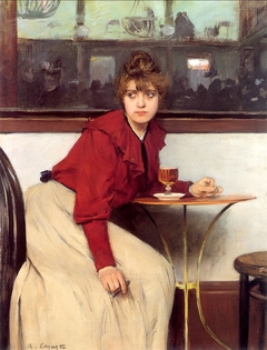 Au Moulin de la Galette by Ramon Casas i Carbó