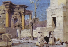 Baalbek by Vasily Polenov