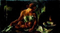 Bath (Family) by Vilmos Aba-Novák