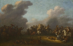 Battle Scene by Pieter Meulener