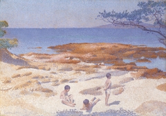 Beach at Cabasson (Baigne-Cul) by Henri-Edmond Cross