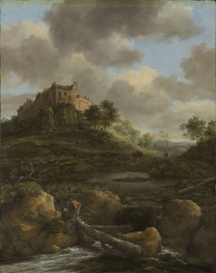 Bentheim Castle by Jacob Isaacksz. van Ruisdael