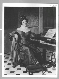 Bildnis Frau Rossini (Isabella Colbran) by Ferdinand Georg Waldmüller