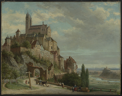 Blick auf Dietkirchen an der Lahn by Karl Weysser