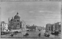 Blick auf S. Maria della Salute und den Canal Grande by Gaspar van Wittel