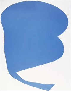 Blue on White by Ellsworth Kelly