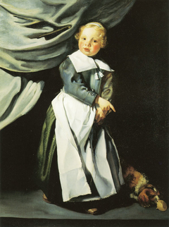 Boy with a Top and Dog by Jacob van Loo