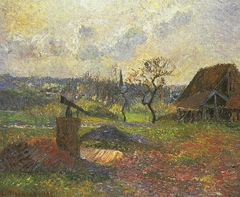 Brick Kiln at Éragny by Camille Pissarro