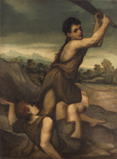 Cain and Abel by Andrea Schiavone