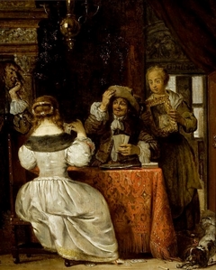 Card players by Gabriël Metsu