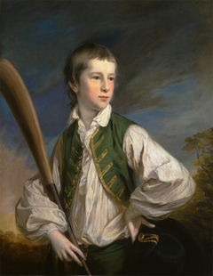 Charles Collyer as a Boy, with a Cricket Bat by Francis Cotes